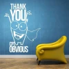 Painting template 02X 21 thank you cpt obvious 1914 - Living room setup. Blue wall, yellow armchair.