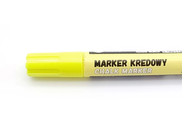 Toma TO-292 chalk marker in various colors - graphic design. Features a rounded tip and bright color label.