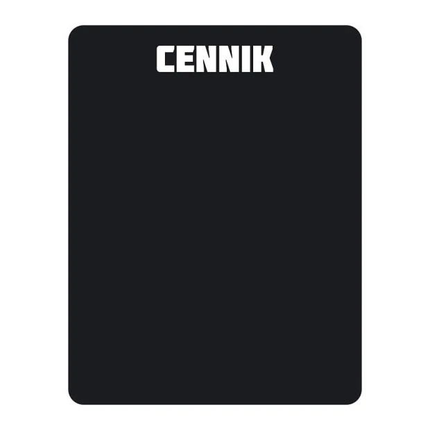 Chalkboard price sticker 081 - Simple black rectangle with white text "PRICE LIST".