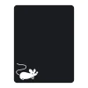 Chalk sticker mouse 110 - Black rectangle with a white mouse in the bottom left corner.