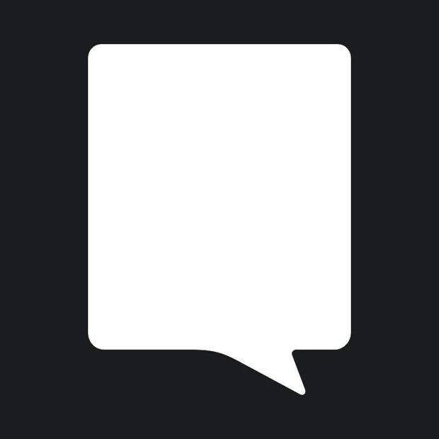 Dry-erase board speech bubble 123 - Graphic design resembling a speech bubble with rounded edges.