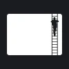 Ladder dry-erase board 116 - Graphic design featuring a figure climbing a ladder on a white background.