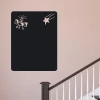 Chalkboard space sticker 152 - Room decor. Light wall with a dark sticker.