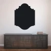 Chalkboard menu sticker 129 - Modern interior design with light walls and dark furniture.