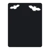 Chalk sticker bats 146 - Graphic design. Two bats at the top on a black background.