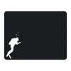 Chalk sticker diver 147 - Graphic design. Black diver character with air bubbles.