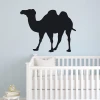 Chalkboard sticker camel 140 - Decor for a child\'s room. Light-colored walls, simple white furniture.