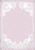 Dry-erase board 01X 075 roses - Graphic design with a pink background, white roses, and delicate ornaments.