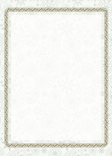 Dry-erase board 01X 078 frame - Graphic design with delicate plant patterns on a light background.