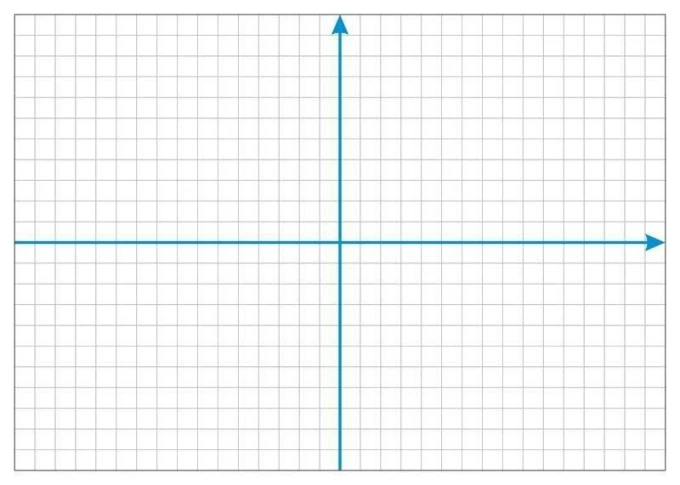 Magnetic whiteboard with a graphic design of a blue arrow grid on a white background.