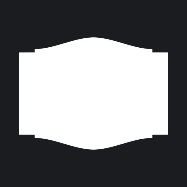 Dry-erase board 124 - Graphic design. Rectangular shape with rounded edges, smooth white surface.