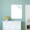 Dry-erase board hand 130 - Styled in a room with green walls and white furniture.