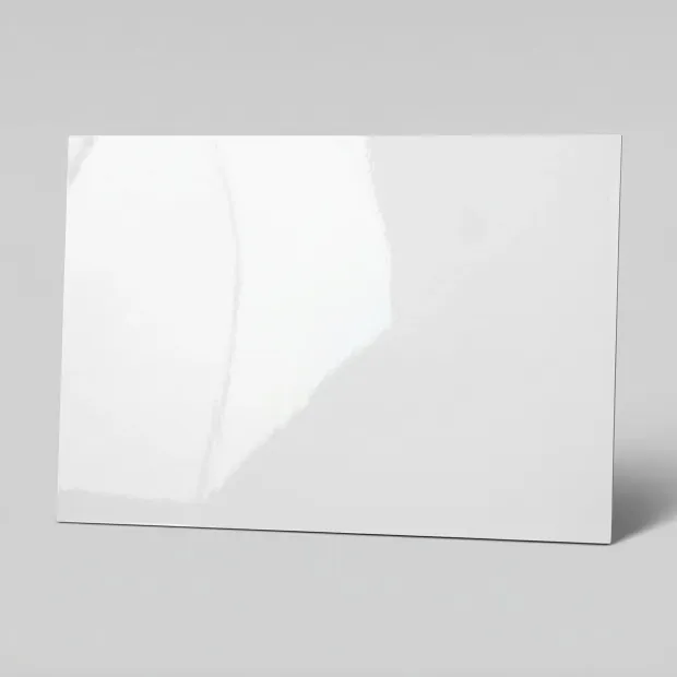 A3 dry-erase board - graphic design. Smooth, white surface without patterns or elements.