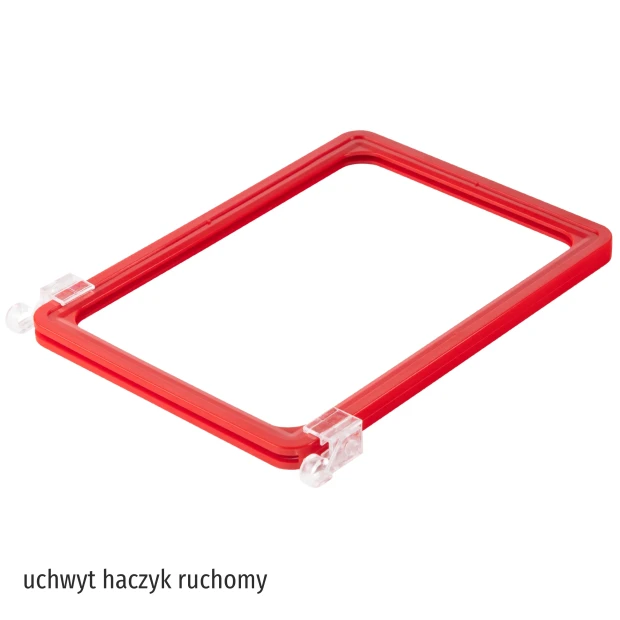Dry-erase board in A2, A3, A4, A5, A6 sizes - Graphic design. Blue frame with transparent edges.