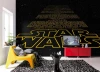 Star Wars wallpaper 8-487 - Styled in a modern living room with light-colored walls and minimalist furniture.