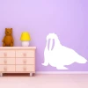 Mors 135 dry-erase board in a child\'s room with purple walls and light-colored furniture.