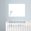 Dry-erase board diver 147 - Decor in a child\'s room. Light-colored walls, white furniture.