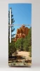 Fridge wrap sticker Red Canyon P58 - Graphic design featuring red rocks and green trees in the background.