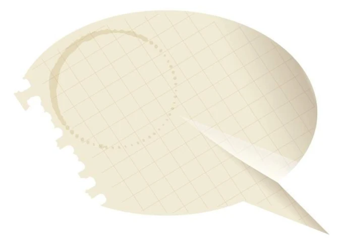 Dry-erase board 148 with paper speech bubble design. Rounded edges and grid pattern.