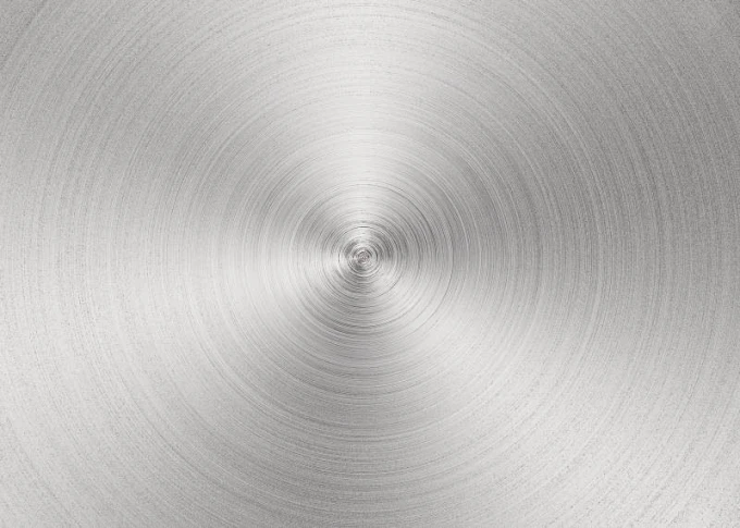 Dry-erase board 155 metal - Graphic design with round, concentric lines in shades of gray.