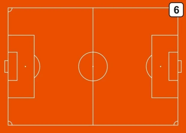 Tactical football whiteboard 189 - Graphic design featuring a colorful soccer field.