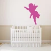 Sticker 03X 11 angel 1903 - Decor in a child\'s room. Light-colored walls, white furniture.