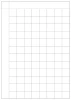 Magnetic whiteboard lean planner grid 002 - Simple grid with equal rectangles on a white background.