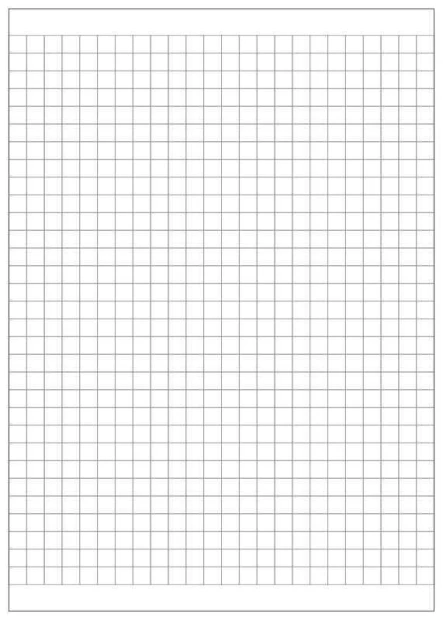 Dry-erase magnetic board lean planner with a fine grid pattern. Simple grid design with small squares.