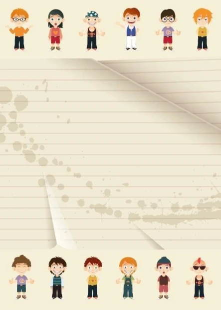 Magnetic dry-erase board for kids featuring characters on a light background.