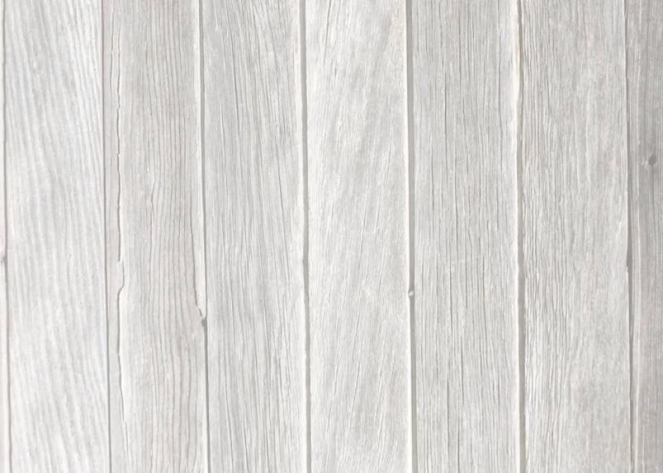 Magnetic whiteboard with a graphic design featuring light wooden planks in vertical stripes.
