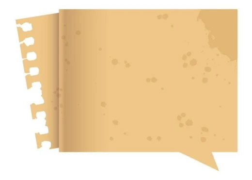 Magnetic whiteboard with paper speech bubble 144 - Rectangular shape with rounded corners.