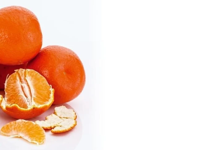 Dry-erase magnetic board with orange design on a white background featuring various oranges.