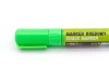 Toma TO291 chalk marker - 8x5mm - Graphic design. Green color, rectangular shape, visible tip, and clip.