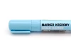 Toma TO291 chalk marker - 8x5mm - Graphic design. Blue marker with black text and clip.