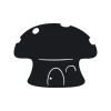 Chalk sticker mushroom 210 - Graphic design. Mushroom shape with a large cap and small stem.