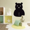 Chalk sticker bear 192 - Decor for a child\'s room. Light-colored walls and pastel furniture.