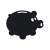 Chalkboard sticker piggy bank 215 - Graphic design. Piggy bank shape with a round body and small legs.