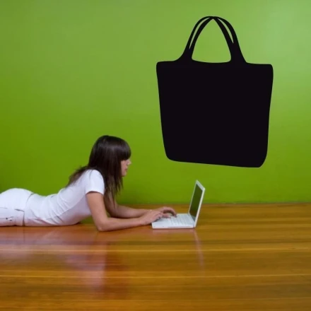 Chalkboard sticker bag 206