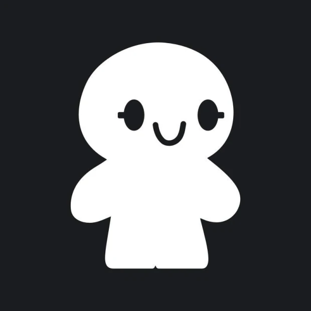 Cookie-shaped dry-erase board 205 - Graphic design. Character with rounded shapes.