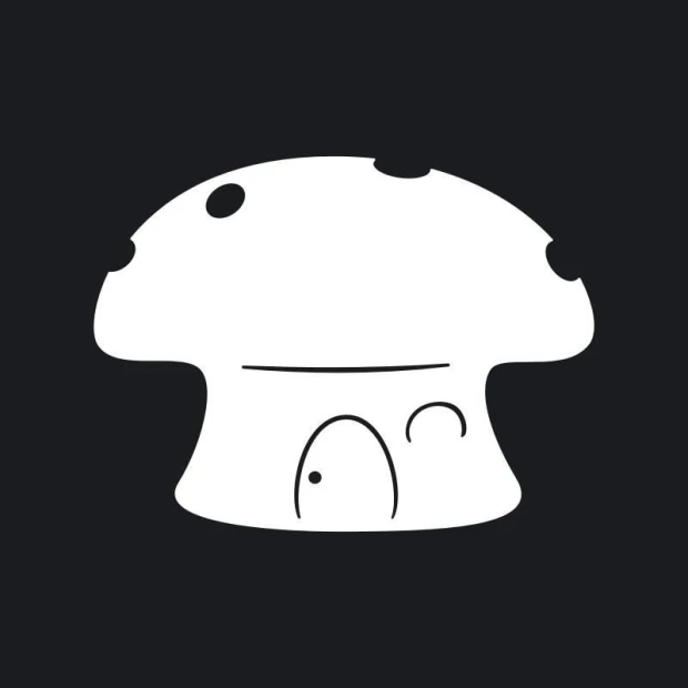 Mushroom-shaped whiteboard 210 - Features a large cap and a simple stem design.