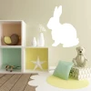 Dry-erase board bunny 189 - Decorated in a child\'s room with light-colored walls and pastel furniture.