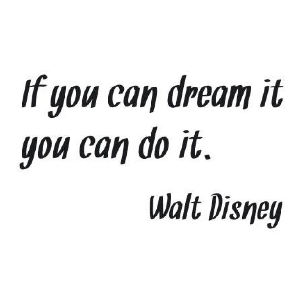 Sticker "If you can dream it 1960" - Graphic design with handwritten style text on a white background.