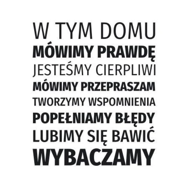 Sticker in this house 1941 - Graphic design. Text in various sizes and styles, black letters on a white background.