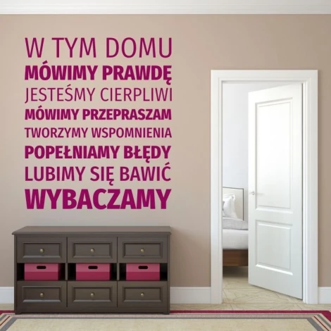 Sticker in this house 1941 - Living room arrangement. Light-colored walls, dark-hued furniture.