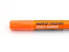 Toma TO-292 chalk marker in various colors - Graphic design. The photo shows an orange marker with text.