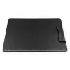 Magnetic A4 writing pad with handle, featuring a simple black rectangular design and clip.