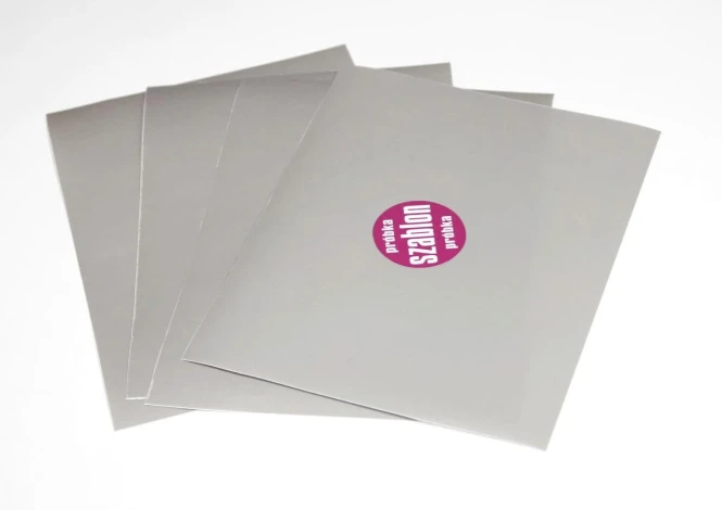 Painting template sample - Graphic pattern with rectangular shapes arranged in parallel lines.