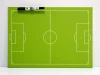 Tactical dry-erase coach\'s board 188 for basketball - Green surface with white court lines.