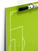 Tactical dry-erase coaching board 188 for basketball - Green surface with white court design.