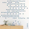 Star stickers 7-point set 1987 - Room decor. Light-colored walls, wooden furniture accents.